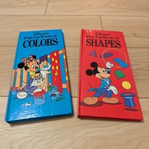 Disney Pop-Up Books - Blue and Red Covers